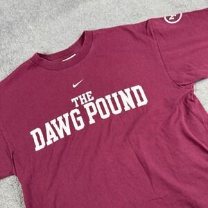 Vintage 90s Nike Mississippi State University T-Shirt Size Medium Dawg Pound